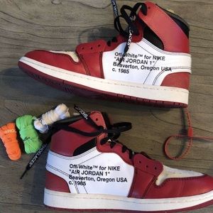 Mens off-white nike air jordan 1